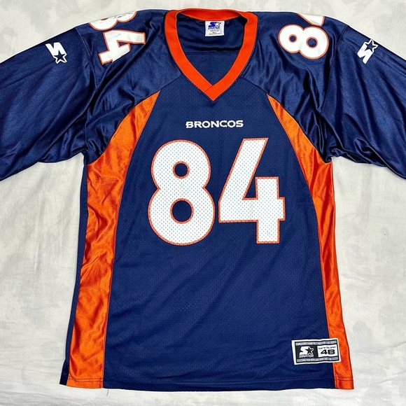 90s Starter Shannon Sharpe Broncos Jersey - Picture 1 of 4